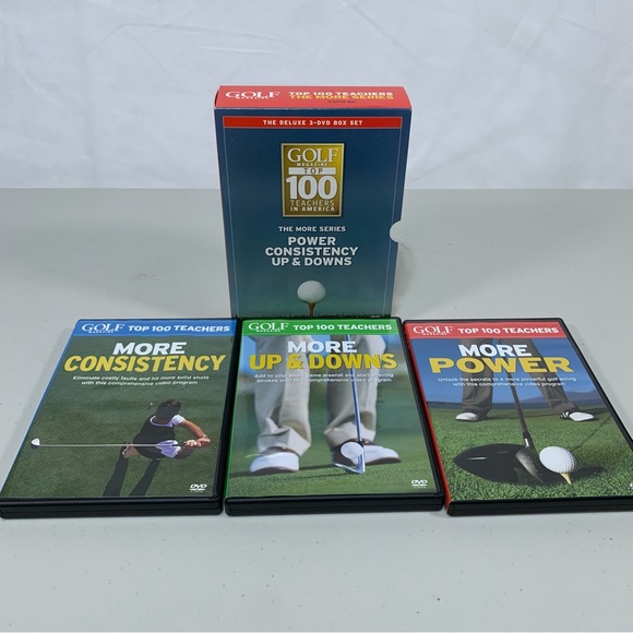 DVD box set of 3- Golf Magazine Top 100 teachers in America- The More Series - Picture 9 of 11